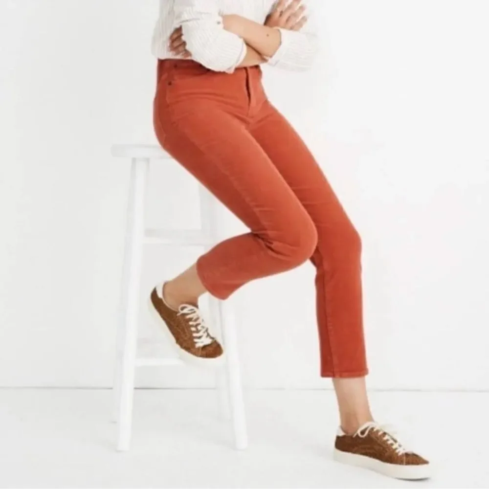 Madewell Corduroy Classic Straight Leg Jean Pants NEW Size 35